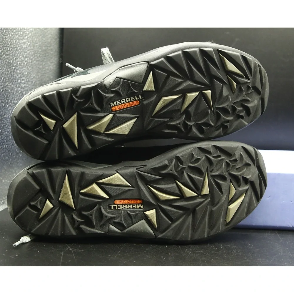 Merrell Fluorecein Women's Hiking Trail Shoes US 9 Black Camo Sneakers J32308
